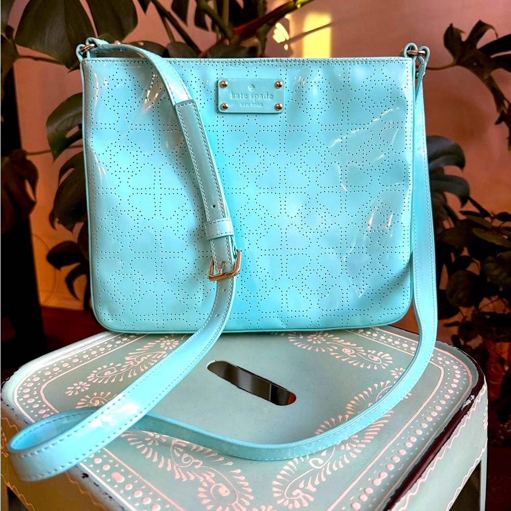 Kate Spade Teal Metro Darby Messenger Crossbody
